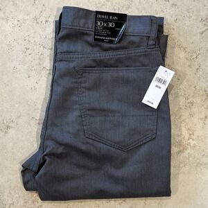 Banana Republic Travel Jean Men's 30x30 Grey Slim Fit Pant Stretch Chino Comfort